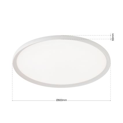 LED-Deckenleuchte KANT LED/50W/230V 2700/3200/4000K Ø 60 cm weiß