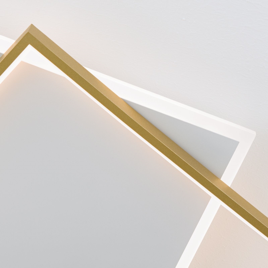 LED Dimmbares Deckenleuchte EMANUEL LED/50W/230V weiß/gold