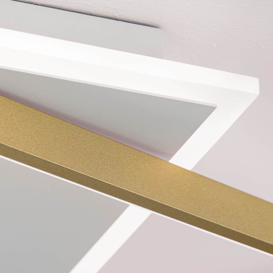 LED Dimmbares Deckenleuchte EMANUEL LED/50W/230V weiß/gold