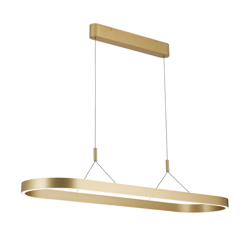 LED-Pendelleuchte mit Seilabhängung CARRARA LED/80W/230V 2700/3000/4000K goldfarben