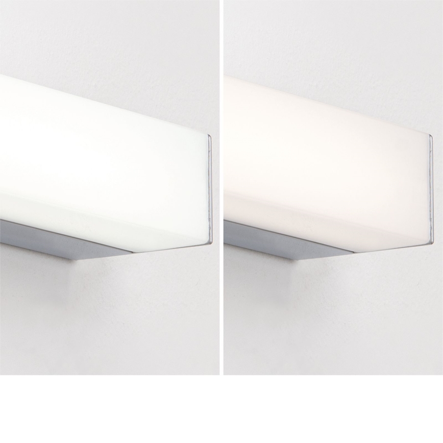 LED-Spiegelbeleuchtung für Badezimmer HORIZON LED/18W/230V 3000/4000K 90 cm IP44 silbern