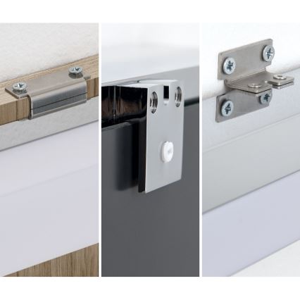 LED-Spiegelbeleuchtung für Badezimmer HORIZON LED/18W/230V 3000/4000K 90 cm IP44 silbern