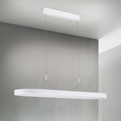 Suspension LED sur câble CARRARA LED/80W/230V 2700/3000/4000K blanc
