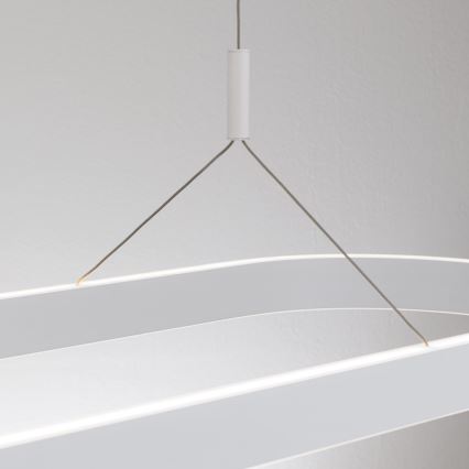 Suspension LED sur câble CARRARA LED/80W/230V 2700/3000/4000K blanc