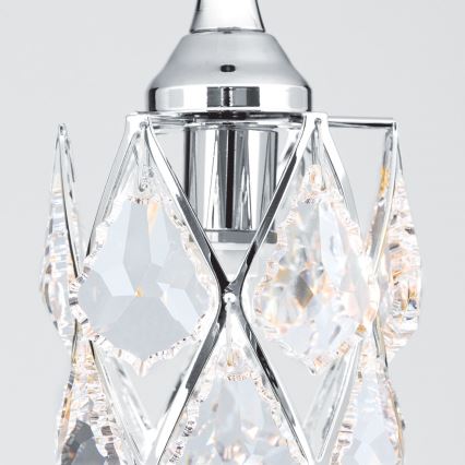 Hängeleuchte an Kabel RITA 1xG9/40W/230V glänzender Chrom