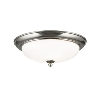 Plafoniera EMPIRA 2xE27/40W/230V Ø 35,5 cm cromo opaco