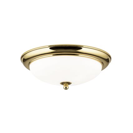 Plafoniera EMPIRA 2xE27/40W/230V Ø 35,5 cm oro