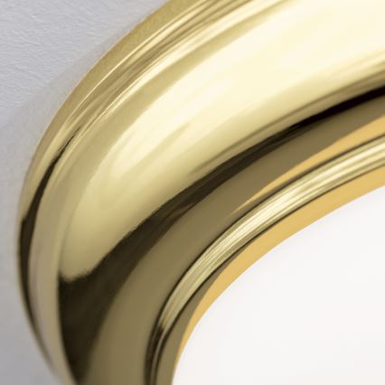 Plafoniera EMPIRA 2xE27/40W/230V Ø 35,5 cm oro