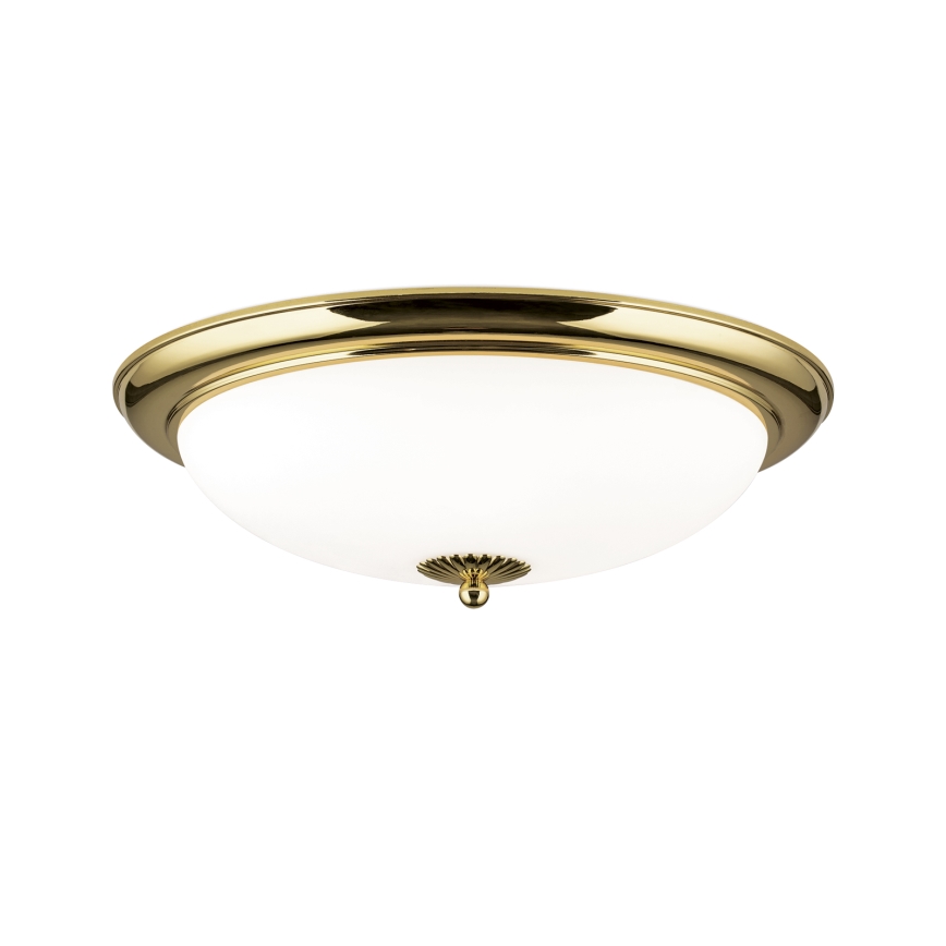 Plafoniera EMPIRA 3xE27/40W/230V Ø 48 cm dorata