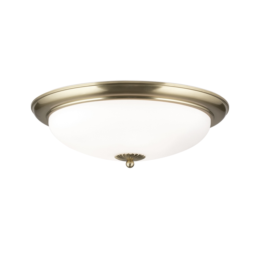 Plafoniera EMPIRA 3xE27/40W/230V Ø 48 cm ottone