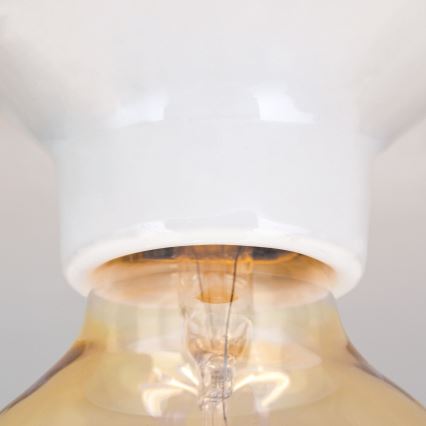 Plafoniera FROST 1xE27/60W/230V bianca