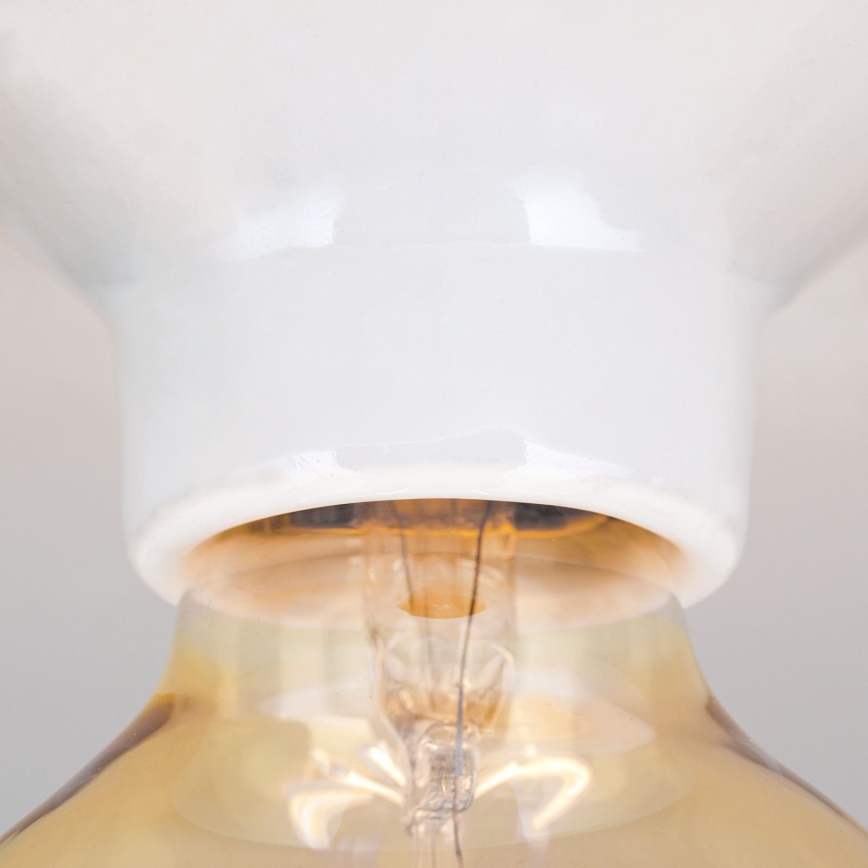 Plafoniera FROST 1xE27/60W/230V bianca