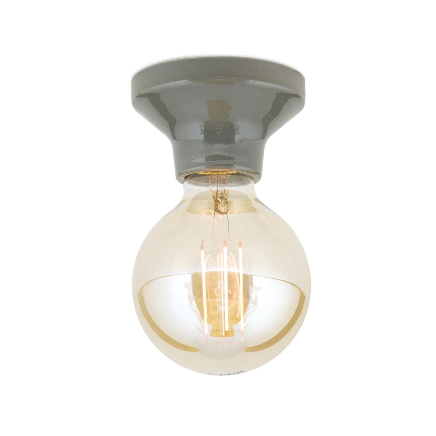 Plafoniera FROST 1xE27/60W/230V grigia