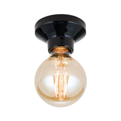 Plafoniera FROST 1xE27/60W/230V nero