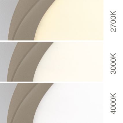 Plafoniera LED KANT, 66W/230V, 2700/3000/4000K, Ø 80 cm, beige