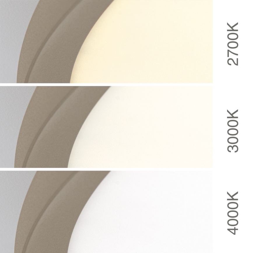Plafoniera LED KANT, 66W/230V, 2700/3000/4000K, Ø 80 cm, beige