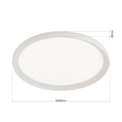 Plafoniera LED KANT LED/30W/230V 2700/3200/4000K Ø 40 cm bianca