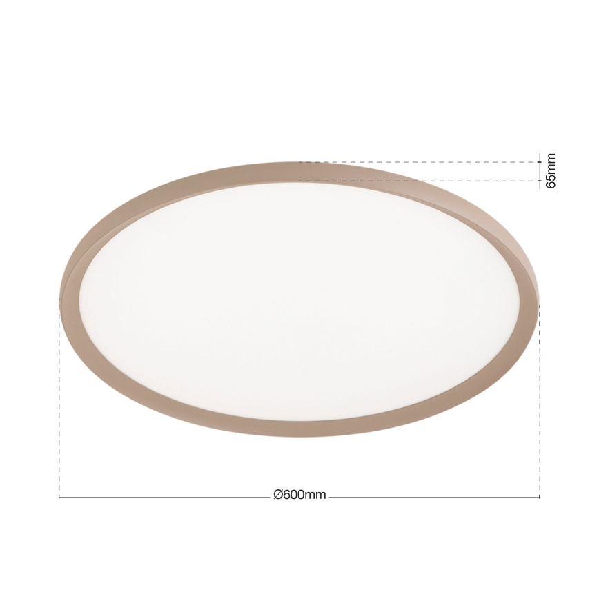 Plafoniera LED KANT LED/50W/230V 2700/3000/4000K Ø 60 cm beige