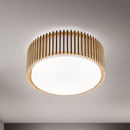 Plafoniera TARTA 3xE27/40W/230V Ø 40 cm beige