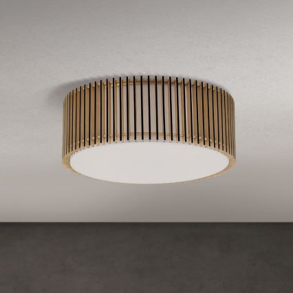 Plafoniera TARTA 3xE27/40W/230V Ø 50 cm beige