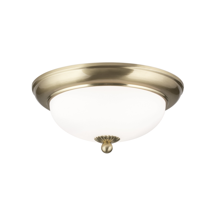 Plafonnier EMPIRA 2xE14/40W/230V Ø 26,5 cm laiton