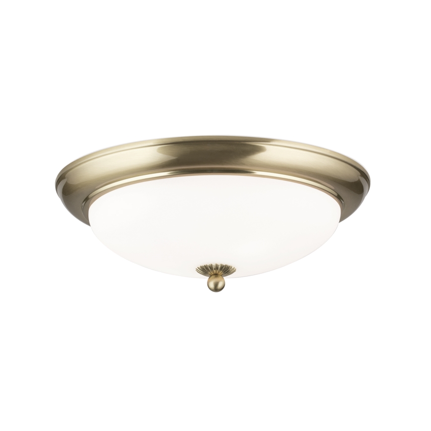 Plafonnier EMPIRA, 2x E27 (40 W), 230 V, Ø 35,5 cm, finition laiton
