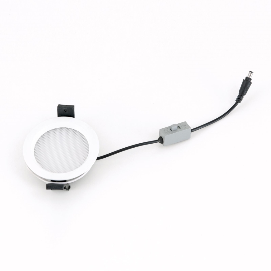 Luminaire encastré LED dimmable pour salle de bains OFFICE LED/15W/230V 3000/4000/6000K Ø 14 cm UGR19 IP44 blanc