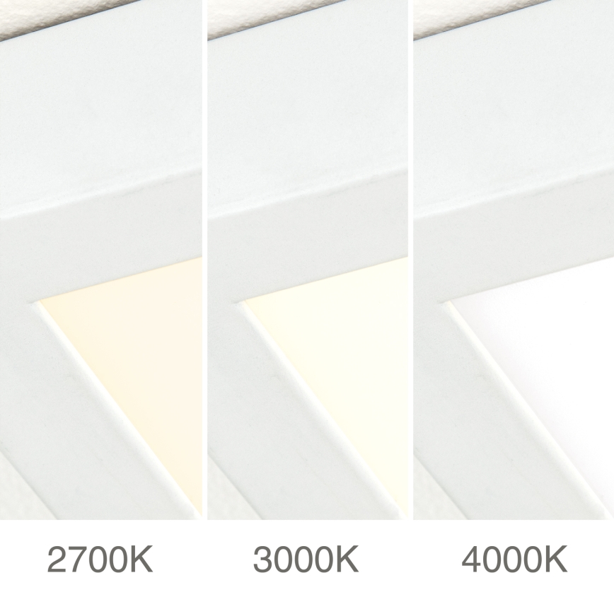 Plafonnier LED dimmable DISC LED/46W/230V 2700/3000/4000K 59x59 cm blanc