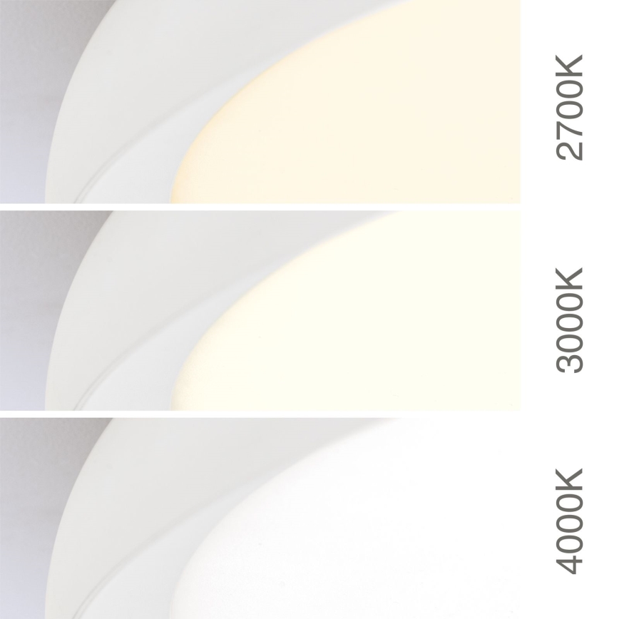 Plafonnier LED KANT, 66 W, 230 V, 2700/3000/4000 K, Ø 80 cm, blanc
