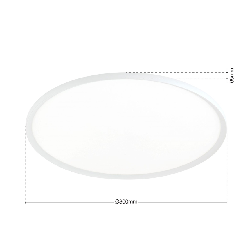Plafonnier LED KANT, 66 W, 230 V, 2700/3000/4000 K, Ø 80 cm, blanc