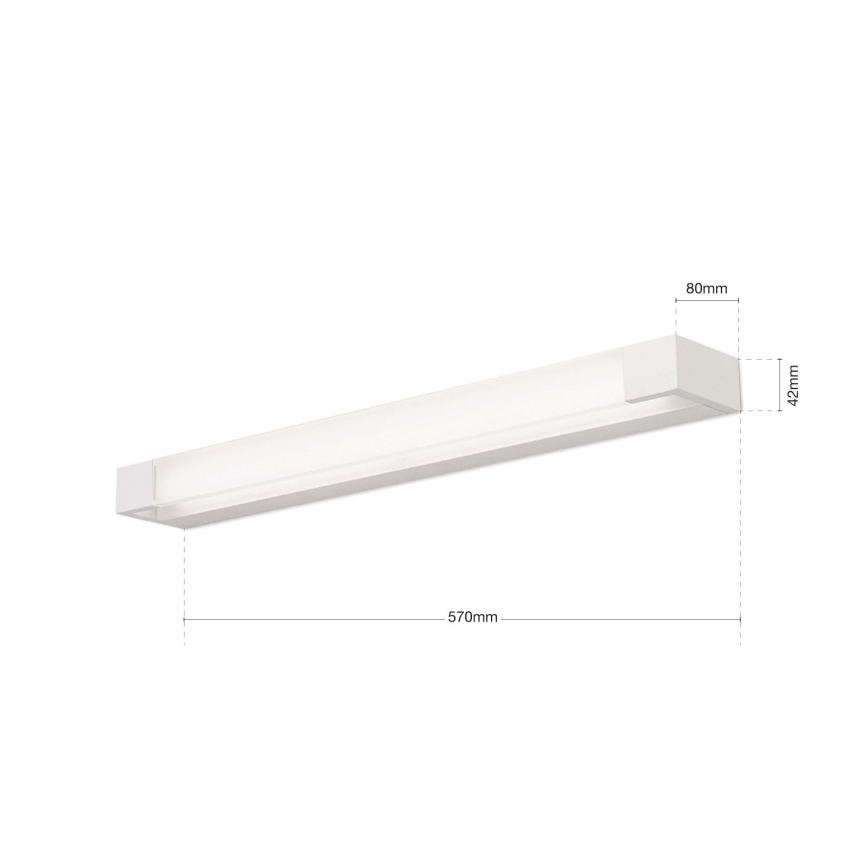 Éclairage de miroir salle de bain MARILYN LED/21W/230V 57 cm IP44 blanc