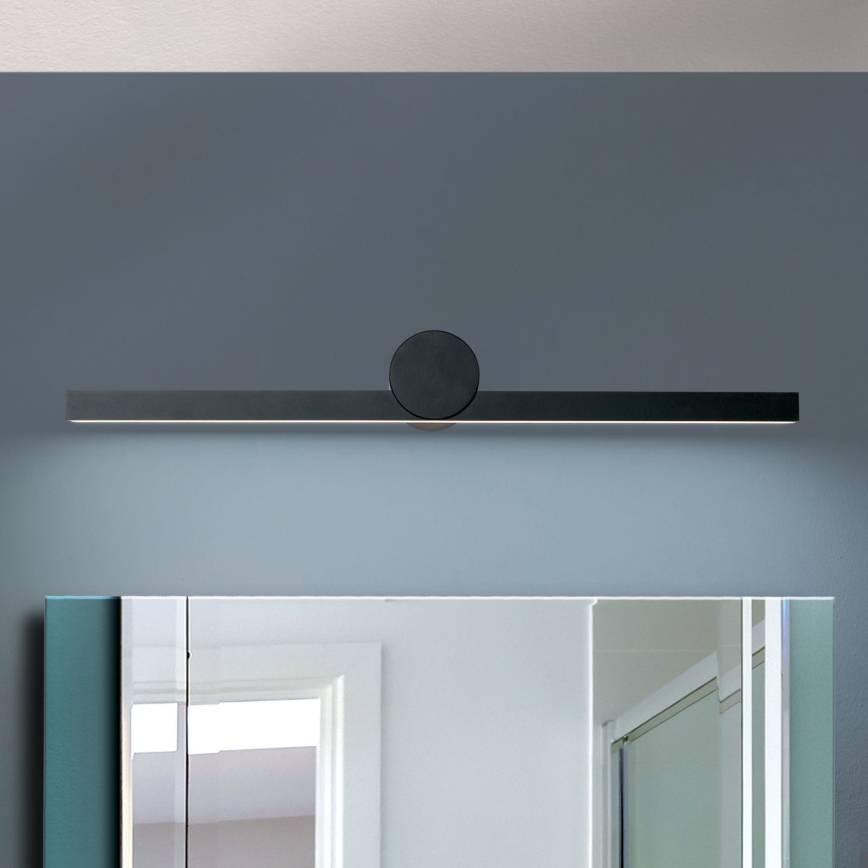 Éclairage de miroir salle de bain BEAUTY LED/12W/230V 61 cm IP54 noir