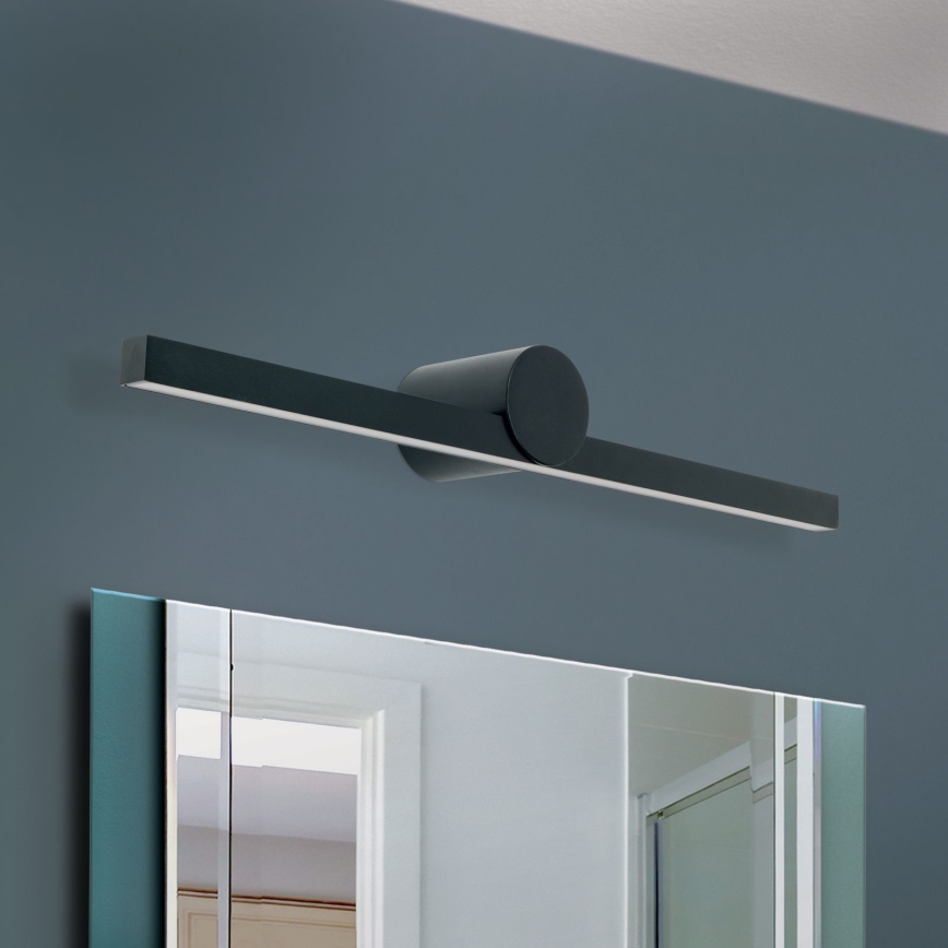 Éclairage de miroir salle de bain BEAUTY LED/12W/230V 61 cm IP54 noir