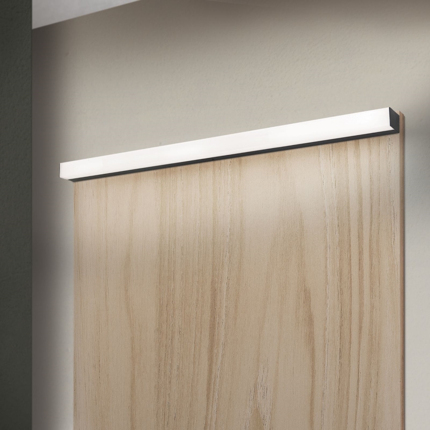 Illuminazione a LED per specchi da bagno HORIZON LED/18W/230V 3000/4000K 90 cm IP44 nero