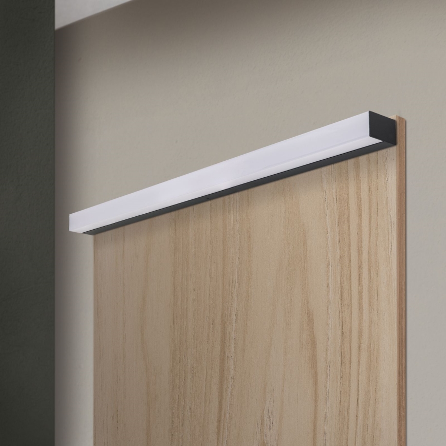Illuminazione a LED per specchi da bagno HORIZON LED/18W/230V 3000/4000K 90 cm IP44 nero