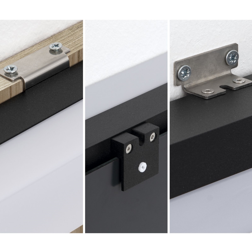 Illuminazione a LED per specchi da bagno HORIZON LED/18W/230V 3000/4000K 90 cm IP44 nero