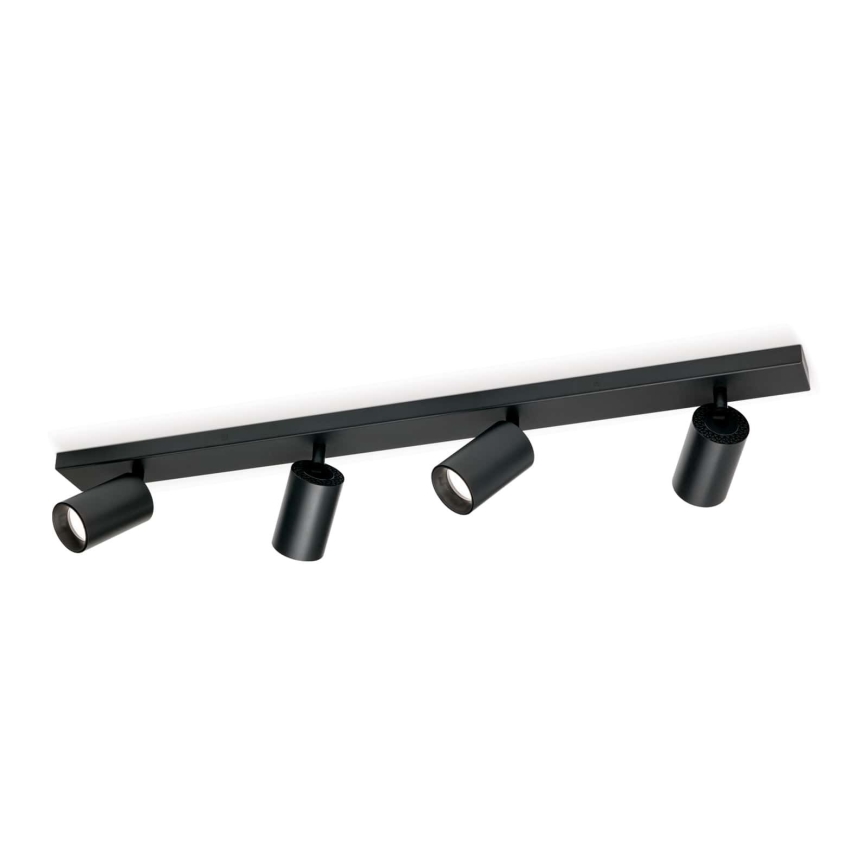 Spot orientable SEAN 4xGU10/13W/230V noir