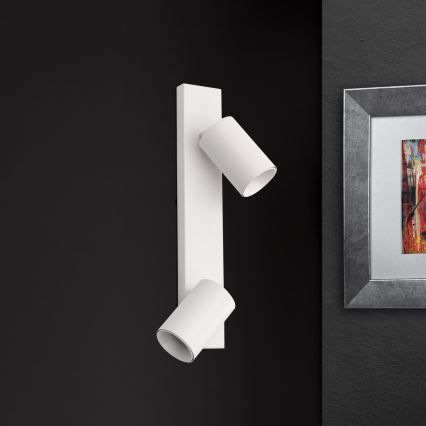 Deckenspot SEAN 2x GU10/13W/230V Weiß