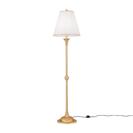 Lampada con piedistallo FONSA 1xE27/60W/230V bianco/oro