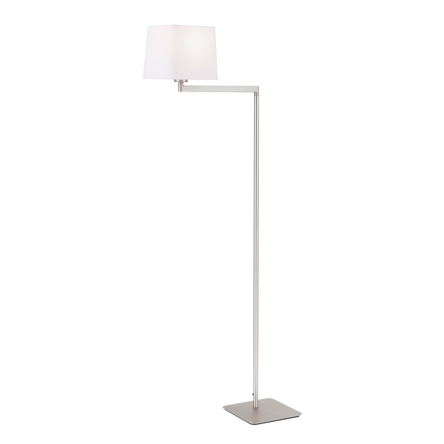 Lampadaire CARLTON 1xE27/40W/230V blanc/chrome mat