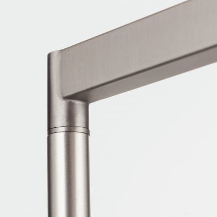 Lampadaire CARLTON 1xE27/40W/230V blanc/chrome mat