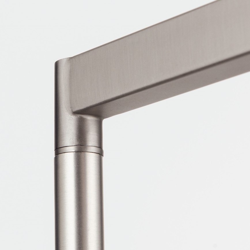 Lampadaire CARLTON 1xE27/40W/230V blanc/chrome mat