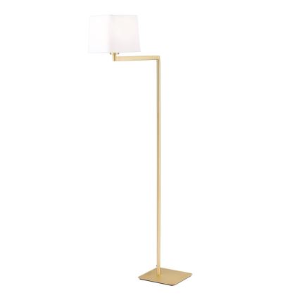 Lampadaire CARLTON 1xE27/40W/230V blanc/doré