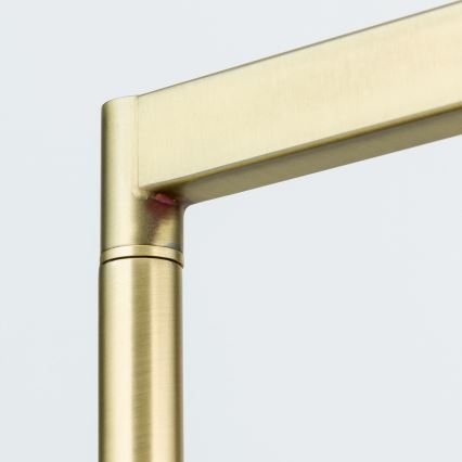 Lampadaire CARLTON 1xE27/40W/230V blanc/doré