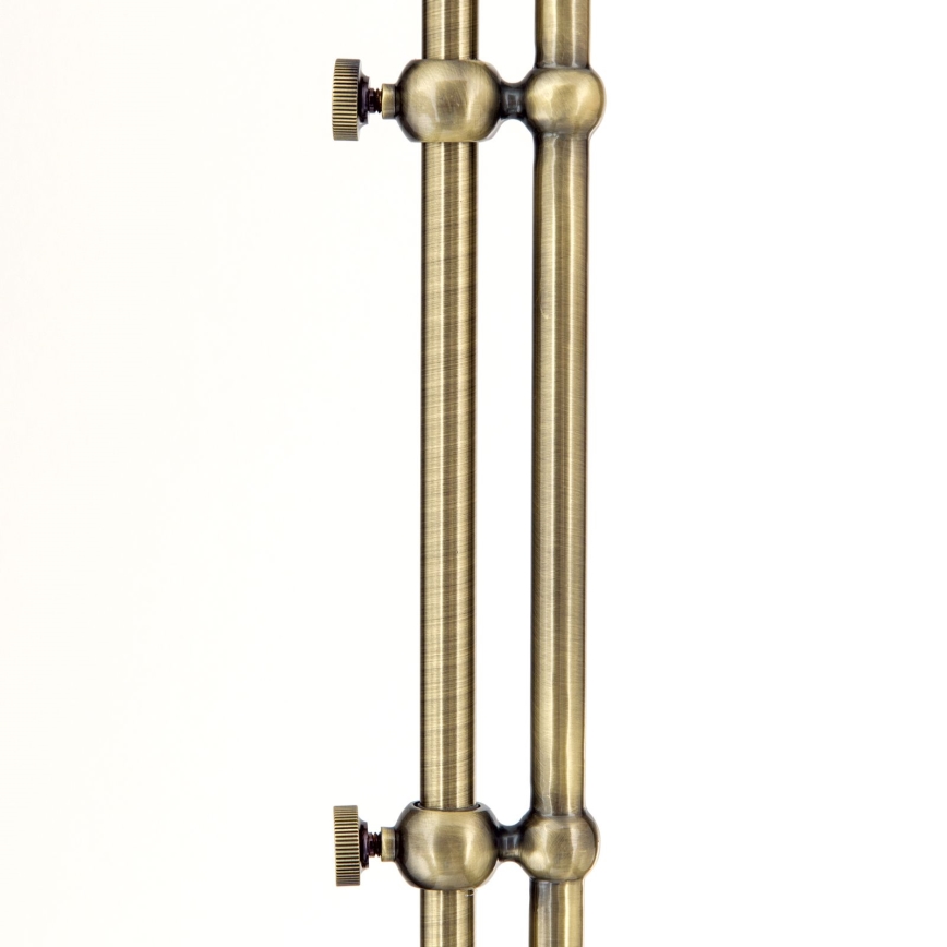 Lampada con piedistallo OLD LAMP 1xE27/40W/230V bianco/ottone