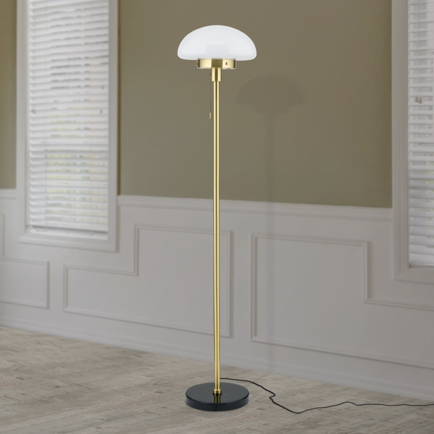 Lampada con piedistallo SPARTA 1xE27/40W/230V oro/nero