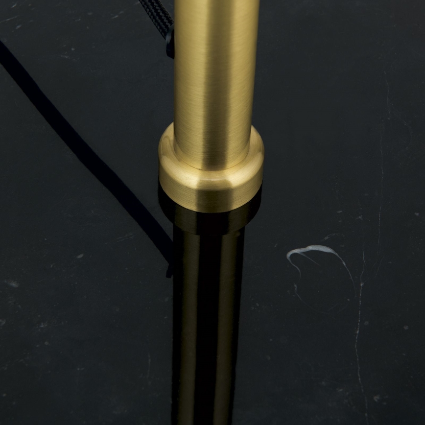 Lampada con piedistallo SPARTA 1xE27/40W/230V oro/nero