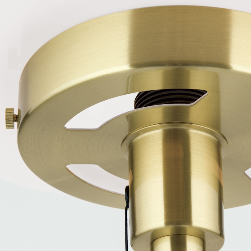Lampada con piedistallo SPARTA 1xE27/40W/230V oro/nero