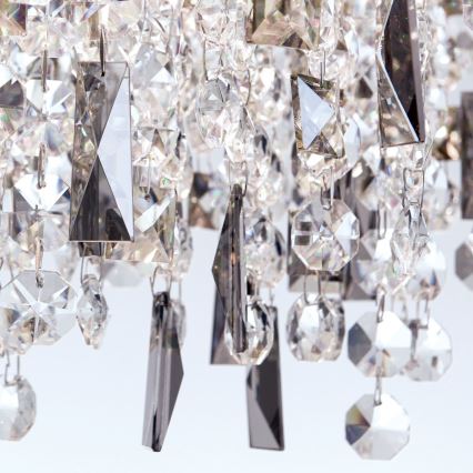 Suspension filaire en cristal CRYSTALRIVER 21xG9/40W/230V chrome brillant