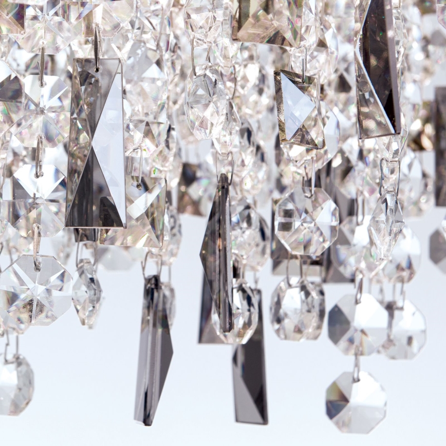 Suspension filaire en cristal CRYSTALRIVER 21xG9/40W/230V chrome brillant